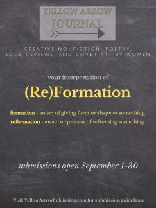 Yellow Arrow Publishing is Seeking Essays on the Theme of (Re)Formation image