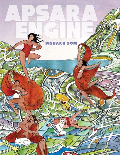 cover for Bishak Som's "Apsara Engine"
